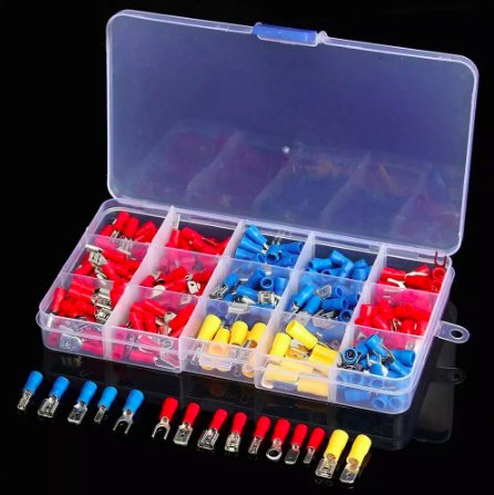 280pcs Assorted Crimp Spade Terminal Electrical Wire Connector Kit Set