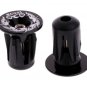 1Pair Aluminum Alloy Handlebar Grips Bar End Plugs Cap For MTB Black
