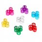 100pcs 8x9mm Mixed Beads Adjustable Hair Braids Dreadlock