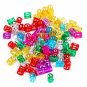 100pcs 8x9mm Mixed Beads Adjustable Hair Braids Dreadlock
