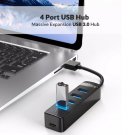 4 Port USB 3.0 HUB With Type C Power Supply Port For PC Laptop Computer Accessories
