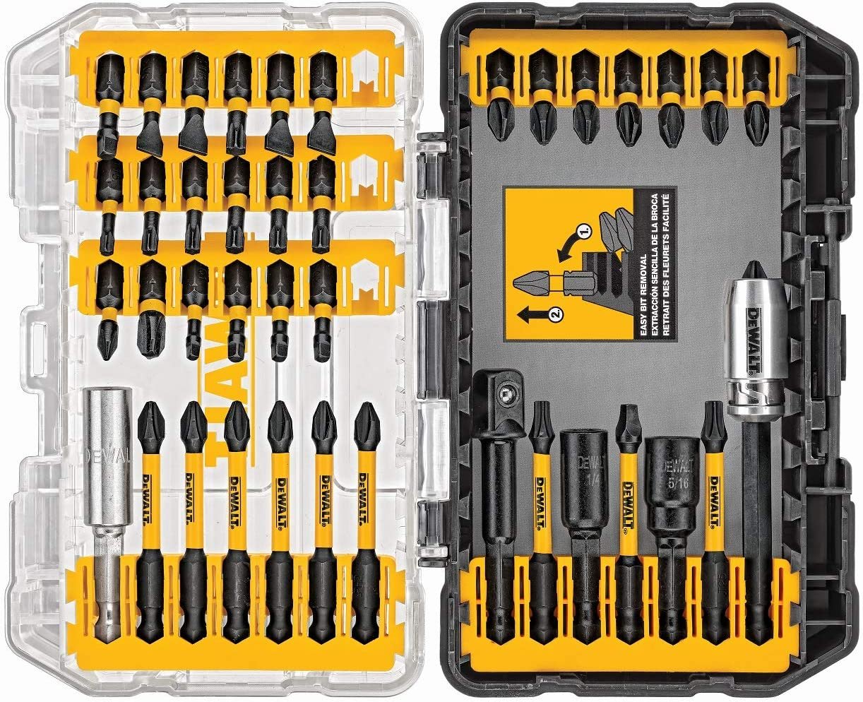 DEWALT Screwdriver Bit Set, Impact Ready, FlexTorq, 40-Piece