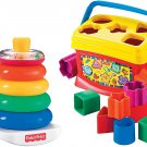Fisher-Price Rock-a-Stack and Baby's 1st Blocks Bundle