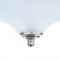 Ceiling Lighting Sold Separately Flush Mount Swirl Glass Dome Brushed Nickel