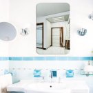 New Dressing Mirror Wall Sticker Decor Oval Stick Self Decor Adhesive Room On Art Wholesale