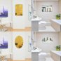 New Dressing Mirror Wall Sticker Decor Oval Stick Self Decor Adhesive Room On Art Wholesale
