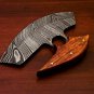 Handmade Damascus Chef Kitchen Ulu Knife Making Custom Handmade Damascus B72