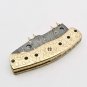8'' Folding Hunter Pocket Knife Custom Hand Made Damascus cleaver folding 649