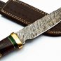 Custom Hand Made Forged knife Hunter Knife Damascus Steel Bowie Knife 860