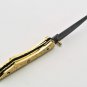 8'' Folding Hunter Pocket Knife Custom Hand Made Forged Damascus Steel 655