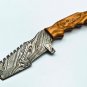 9.5'' Custom Hand Made Forged knife Hunter Knife Damascus Steel Knife 873