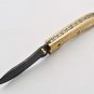 8'' Folding Hunter Pocket Knife Custom Hand Made Damascus Steel Bowie 653