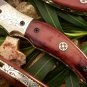 8'' Custom Hand Made Forged Folding Hunter Pocket Knife Damascus Steel 541