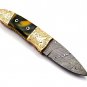 Custom Hand Forged Damascus Folding Pocket Knife -Liner Lock 148