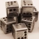 16MM Damascus Dice 23.99/per dice / Hand Forged Steel /  Reenactment Gift / Six