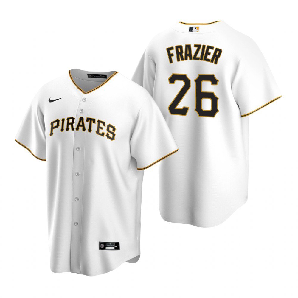 Pittsburgh Pirates Adam Frazier White Home Jersey