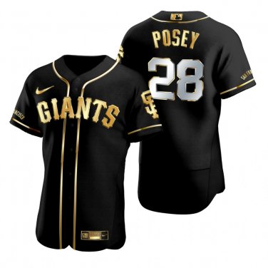 buster posey jersey black