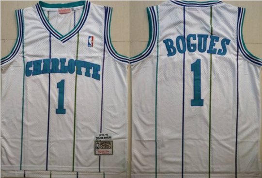 Charlotte hornets muggsy bogues jersey on sale