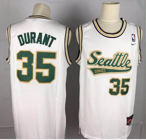 Seattle SuperSonics Kevin Durant #35 Away Jersey Sz. M (Y)