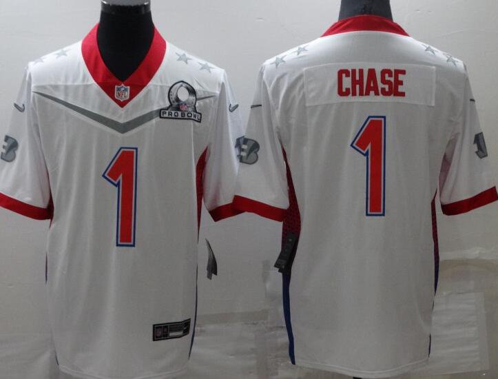 ja marr chase jersey white youth