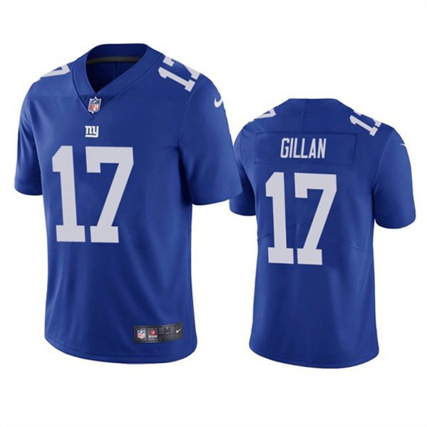 New York Giants #17 Jamie Gillan Blue Vapor Untouchable Limited ...