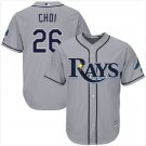 Ji-Man Choi Rays Jersey Home #26 White Men's