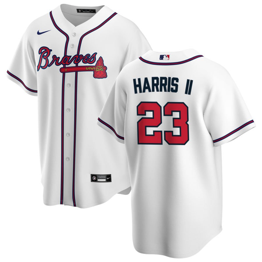 ML1805 #23 Michael Harris II Atlanta Braves White - Depop