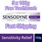 Sensodyne Gum Care Toothpaste 24/7 Protection - 100g x 5 (Free 3x Toothbrush)