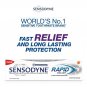 SENSODYNE Toothpaste Rapid Relief Whitening 100g x 2 + (3x Sensodyne Toothbrush)