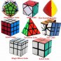 Magic Cube High Speed Twist Puzzle 8 Types Smooth IQ 3D Combination Toy Gift Box