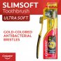 COLGATE Toothbrush Gold Antibacterial Charcoal Infused SlimSoft Bristles-5 Units