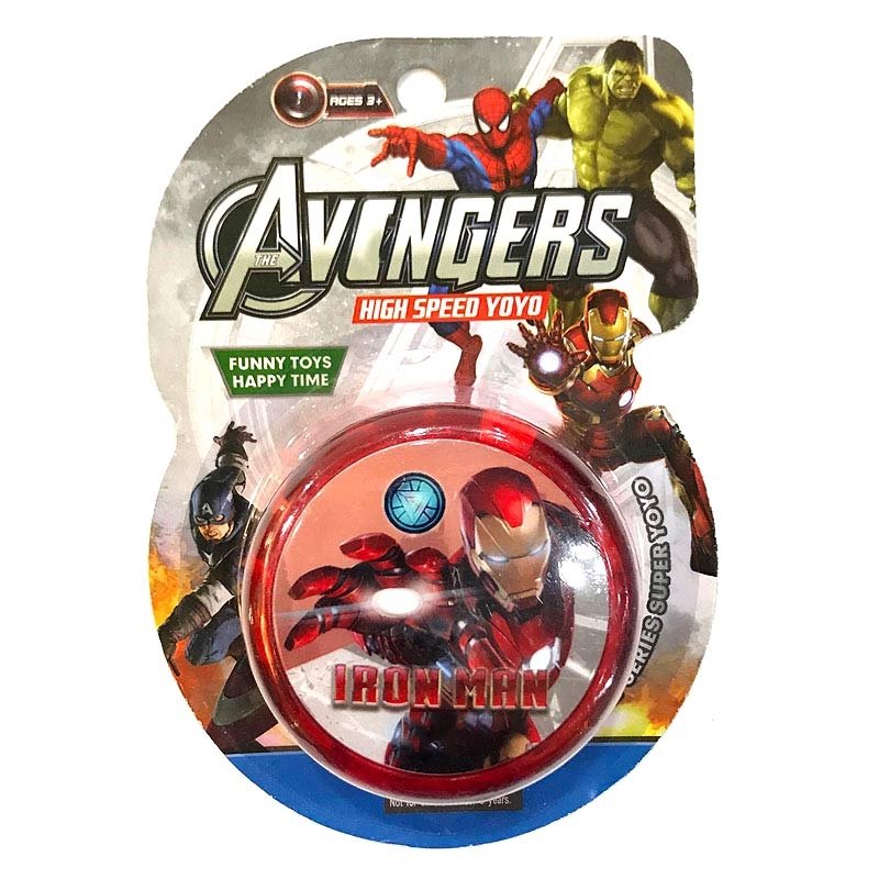 YoYo for Kids Comic DC Super Heroes Iron Man LED Light High Speed Super YoYo