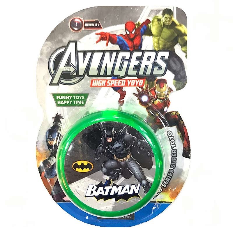 YoYo for Kids Comic DC Super Heroes Batman LED Light High Speed Super YoYo