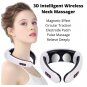 Wireless Neck Massager 3D Intelligent Electric Shoulder Pulse Traditional Massage