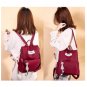 Women's Backpack Bag Premium Patent Leather Ladies Bag Fashion Designer Girls Shoulder Bag (Red)