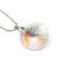 Swarovski 30MM Aurora Borealis Silver Necklace