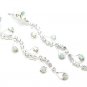 Austrian Crystal AB Silver Dangle Earrings