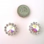 Swarovski Crystal AB Round Earrings