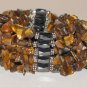 Chunky Tigereye Magnetic Hematite Necklace
