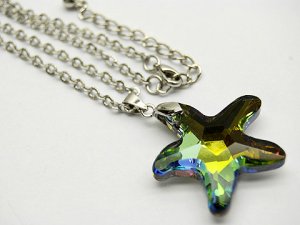 Crystal Starfish Necklace
