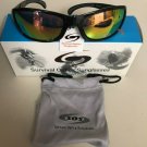 Survival Optics Sunglasses Polarized Smooth Black/Red Revo Ansi Z87.1