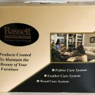 Bassett Furniture Direct Fabric, Leather and Wood care System Brand New