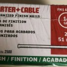 Porter Cable FN16250 16 GA. X 2" Galvanized Finish Nails Quantity of 2500