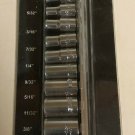 Stanley 10 Pc. 1/4" 6 Pt. shalow socket set. # 87-745G