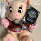 Harley Davidson RACER Hog Pig Bean Bag Plush Figure Doll G86004 1997