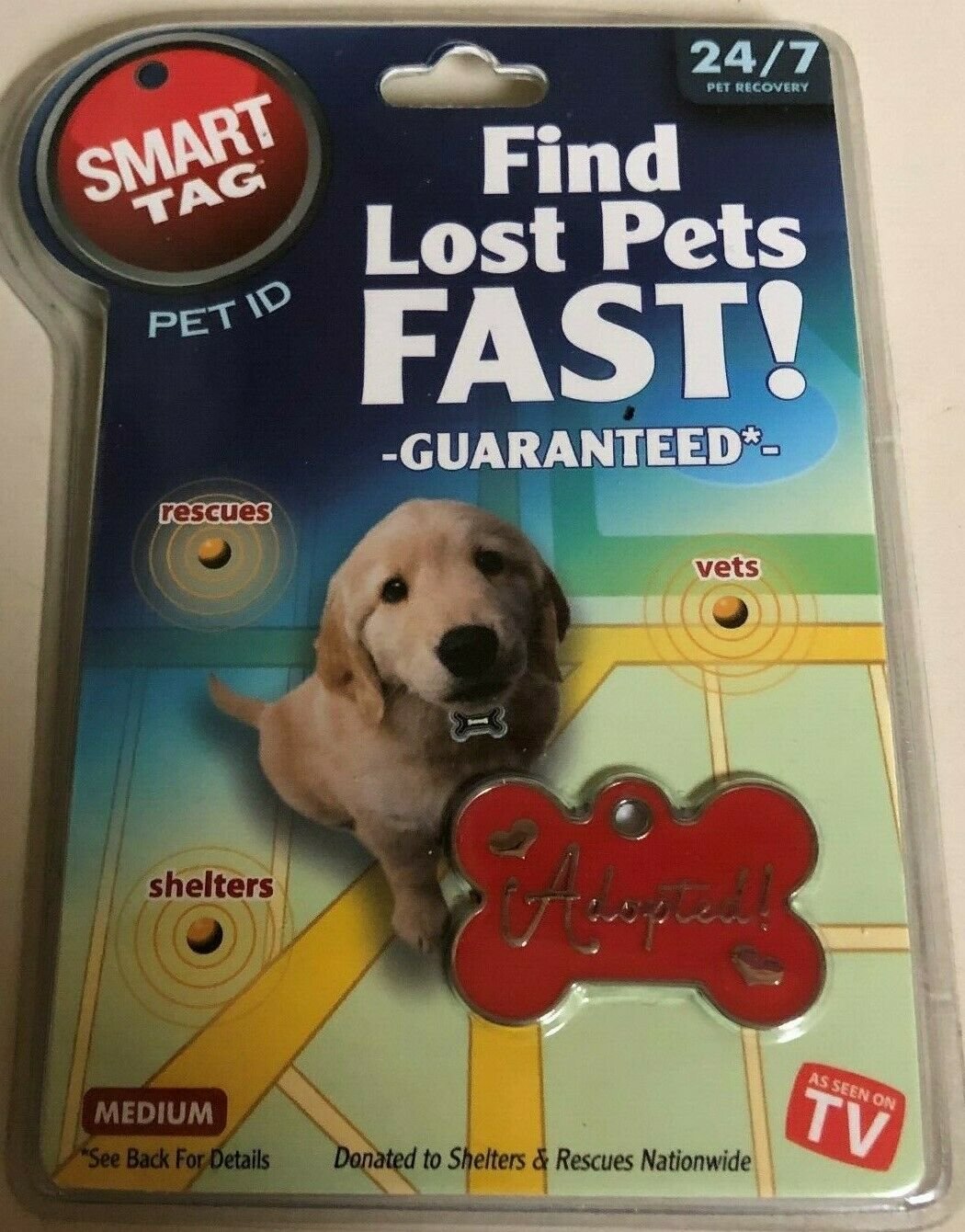 Smart Tag Find lost pets fast as seen on TV