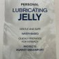 Personal Lubricating Jelly Water Based Compare to K-Y Jelly 2 oz MADE in USA