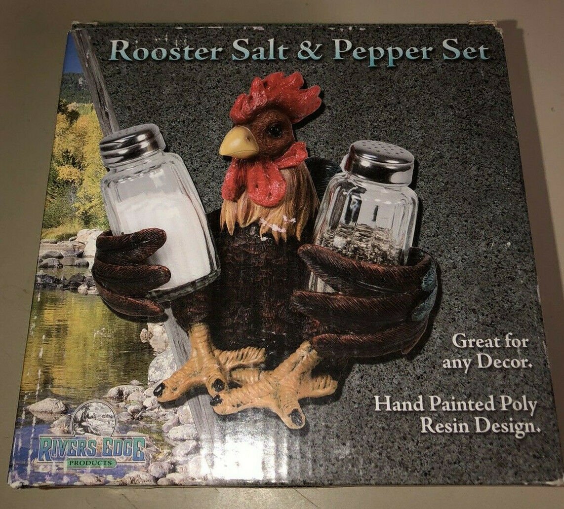 Rooster Salt & Pepper Shaker Set