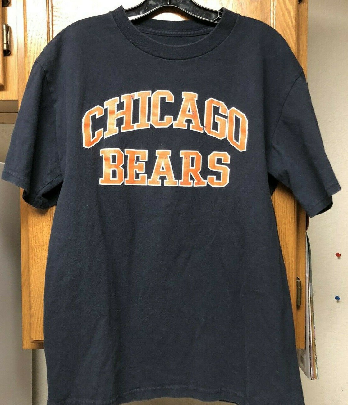 Chicago Bears Football T shirt Size ( L ) By Team Apparel