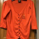 Harley Davidson Ladies Top ( M ) Orange Made In USA